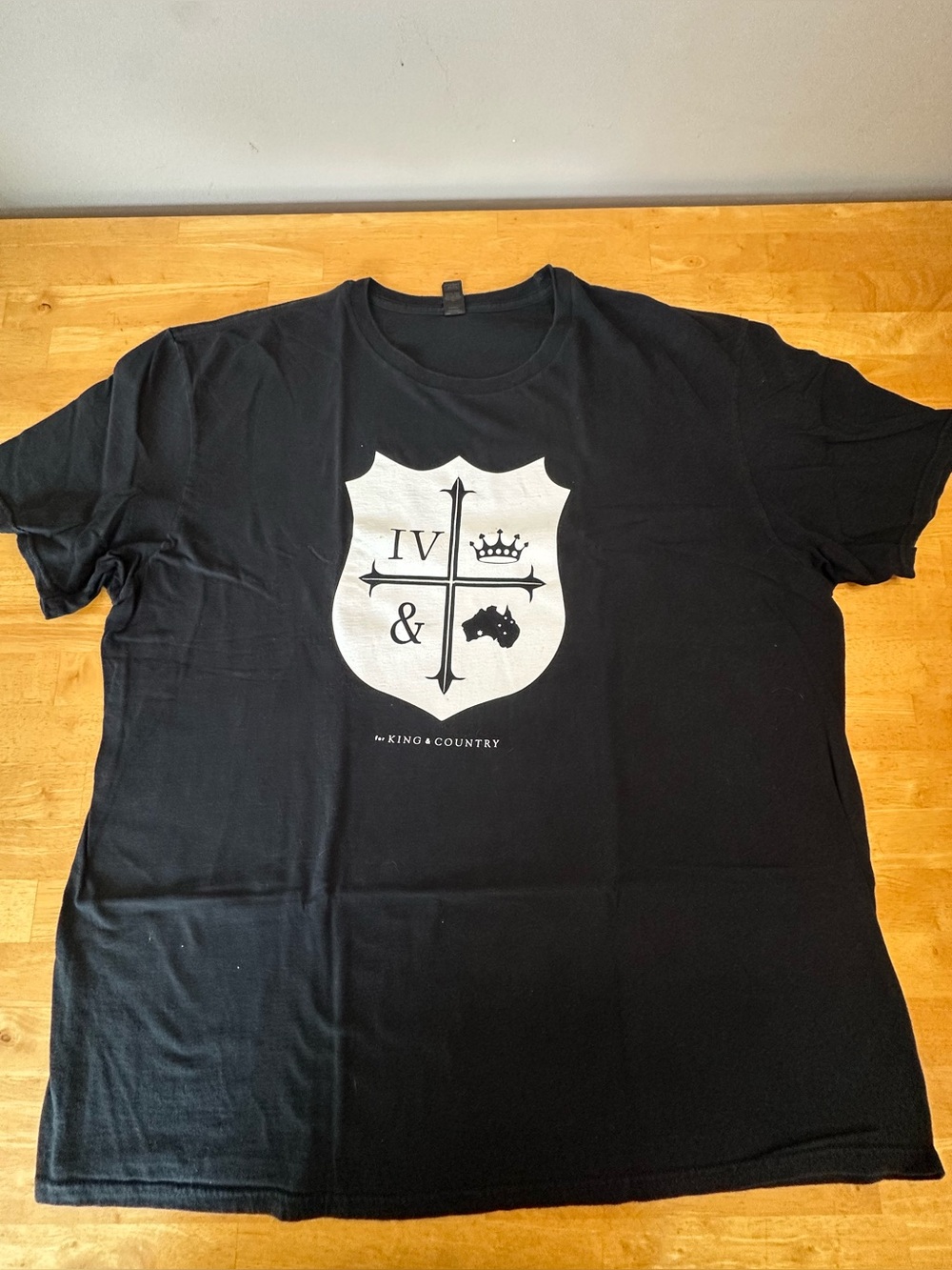 for KING & COUNTRY Band Crest T-Shirt Black XL